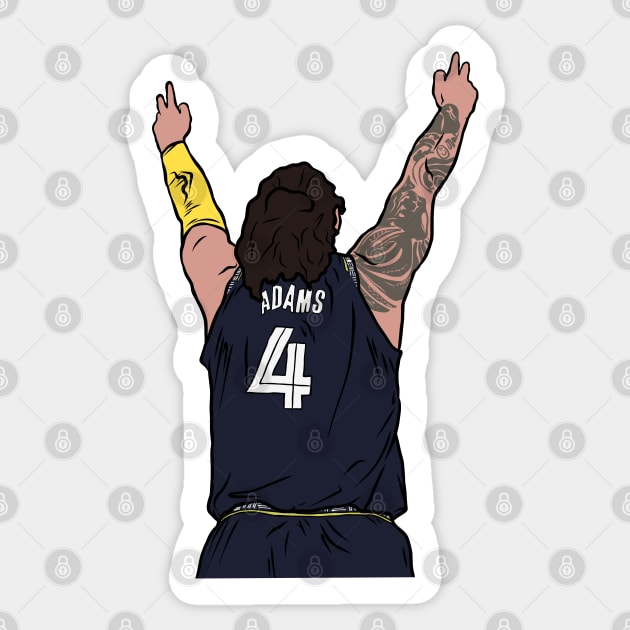 Steven Adams Celebration Sticker by rattraptees